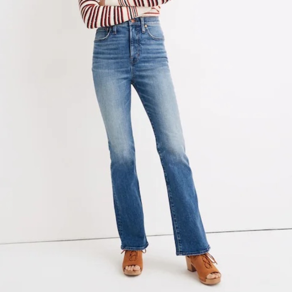 Madewell Light Blue Skinny Flare Jeans
